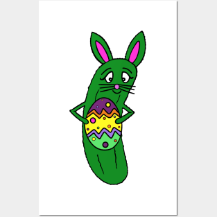 HAPPY Easter Dill Pickle Posters and Art